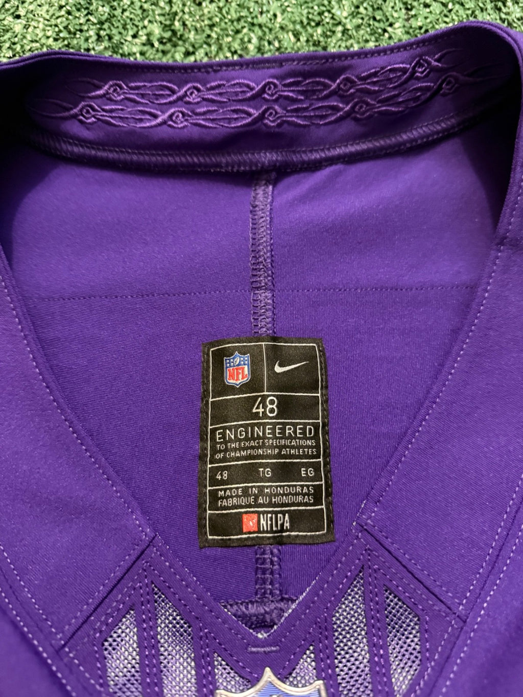 Justin Jefferson Minnesota Vikings Jersey #18 Nike Vapor FUSE Elite Purple Size 48 (XL) NFL