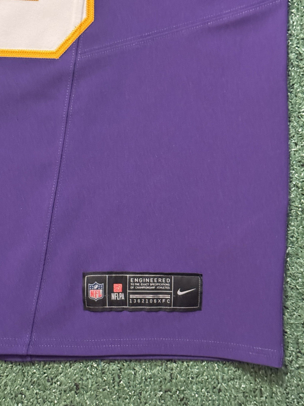 Justin Jefferson Minnesota Vikings Jersey #18 Nike Vapor FUSE Elite Purple Size 48 (XL) NFL