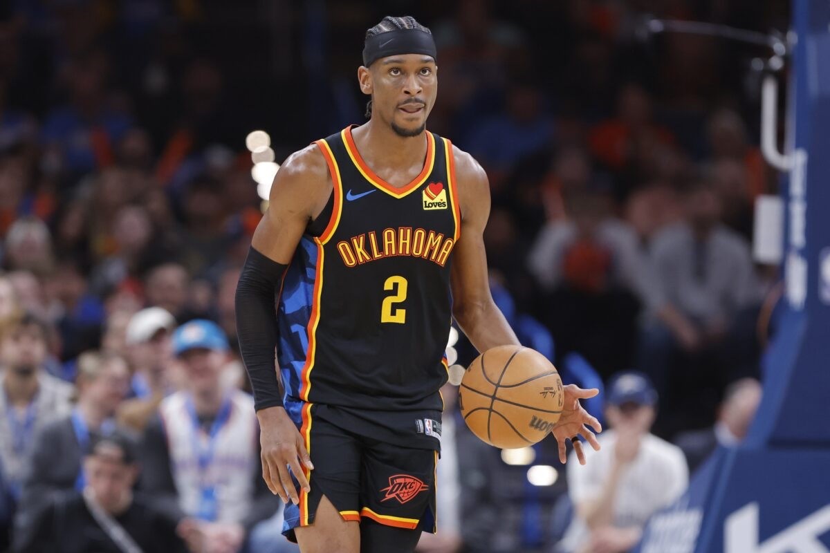 Shai Gilgeous-Alexander Oklahoma City Thunder Jersey #2 Nike ADV Authentic Black Size 48 (L) NBA