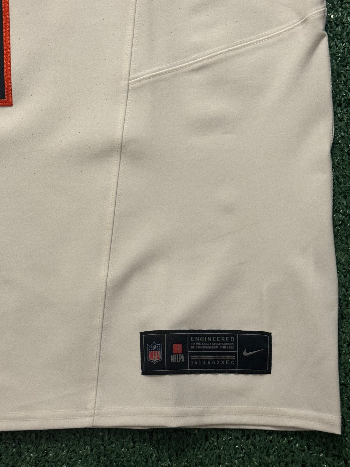 Ja'Marr Chase Cincinnati Bengals Jersey #1 Nike Vapor Fuse Elite White Size 44 (L) NFL