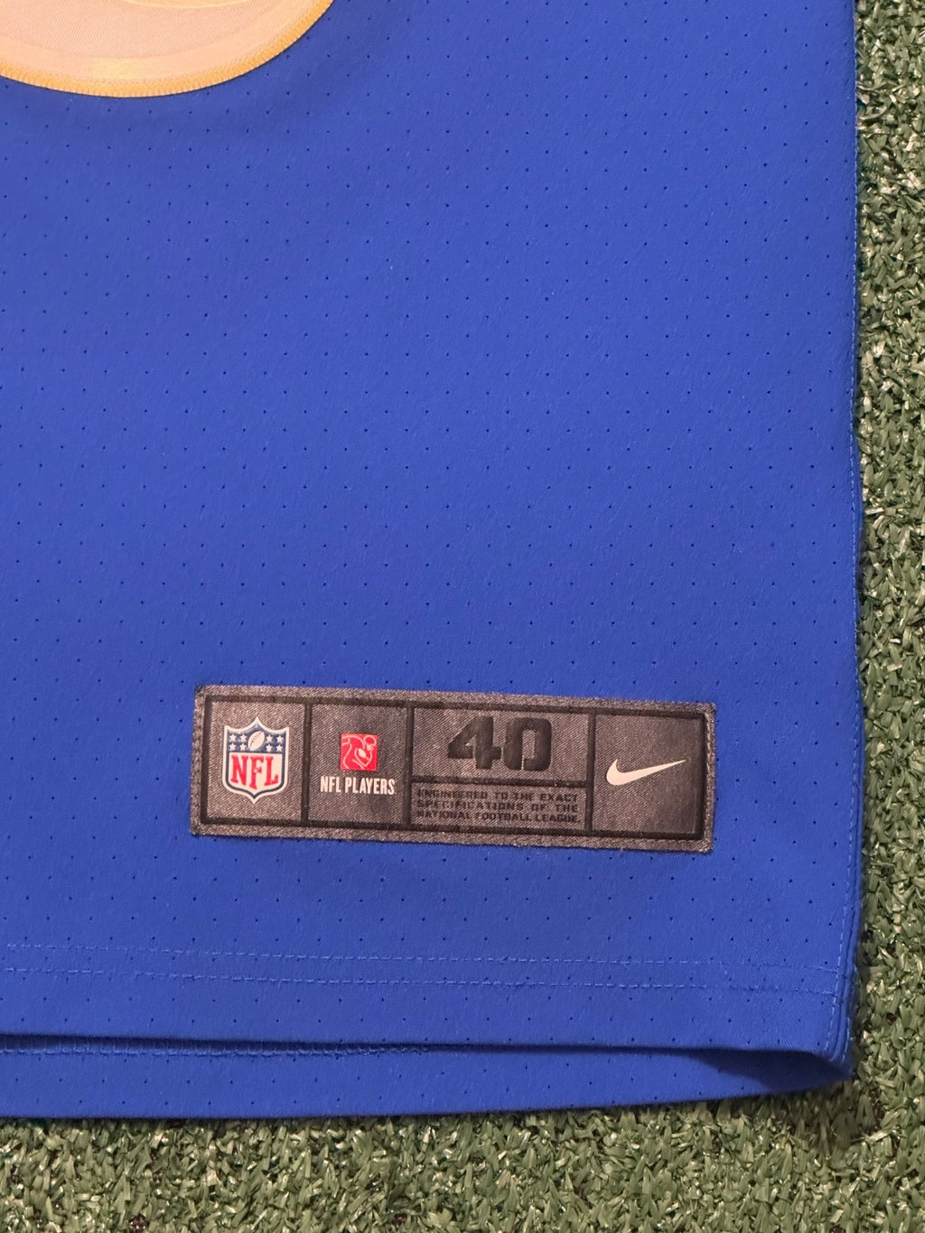 Aaron Donald Los Angeles Rams Jersey #99 Nike Vapor Elite Blue Size 40 (Medium) NFL