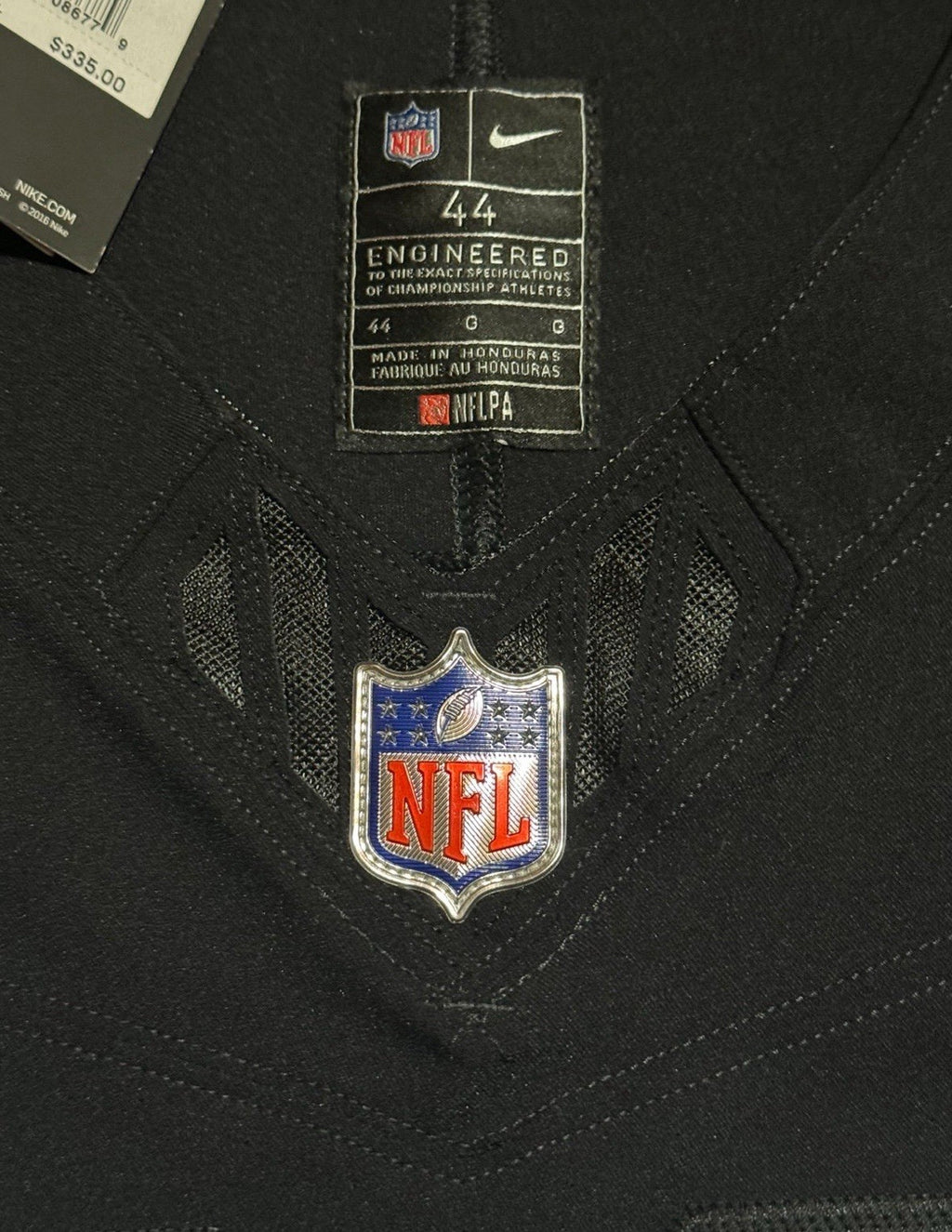 Maxx Crosby Las Vegas Raiders Jersey #98 Nike Vapor Fuse Elite Black Size 44 (L) NFL