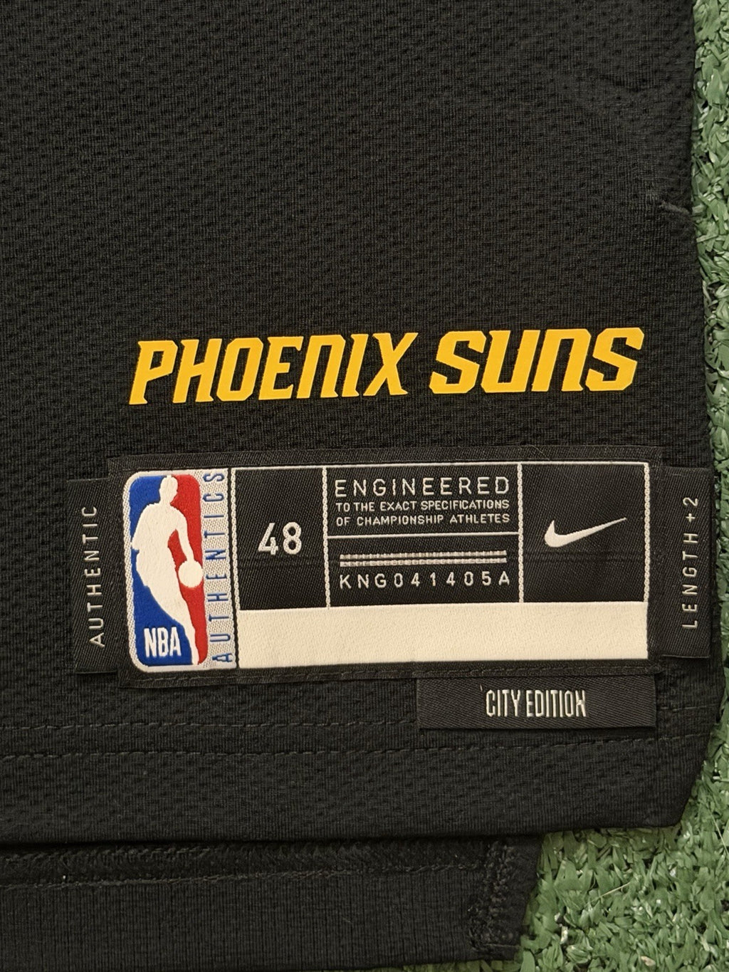 Devin Booker Phoenix Suns Jersey #1 Nike ADV Authentic Black Size 48 (L) NBA