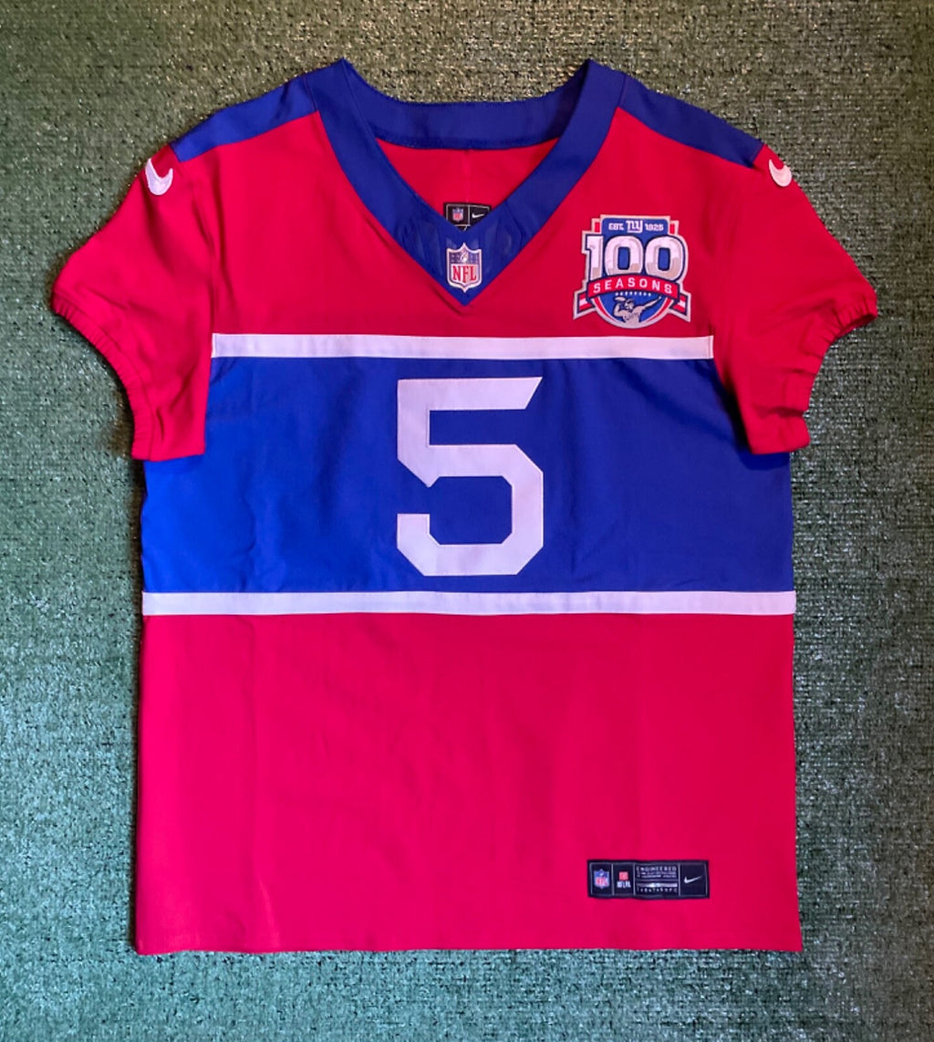 Kayvon Thibodeaux New York Giants Jersey #5 Nike Vapor FUSE Elite Red Size 44 (Large) NFL