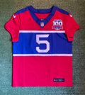Kayvon Thibodeaux New York Giants Jersey #5 Nike Vapor FUSE Elite Red Size 44 (Large) NFL