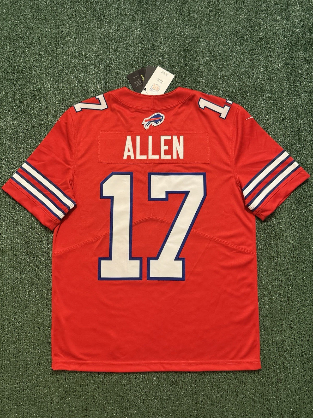 Josh Allen Buffalo Bills Jersey #17 Nike Vapor Limited Red Size M NFL