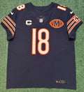 Caleb Williams Chicago Bears Jersey #18 Nike Vapor FUSE Elite Navy Size 48 (XL) NFL