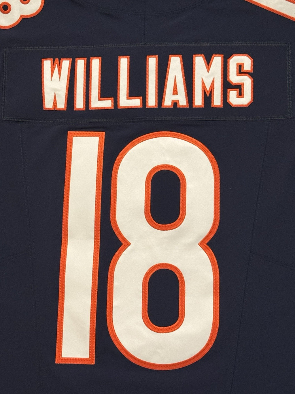 Caleb Williams Chicago Bears Jersey #18 Nike Vapor FUSE Elite Navy Size 40 (Medium) NFL