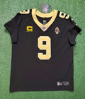 Authentic Drew Brees New Orleans Saints Jersey #9 Nike Vapor Elite Black Size 48 (XL) NFL