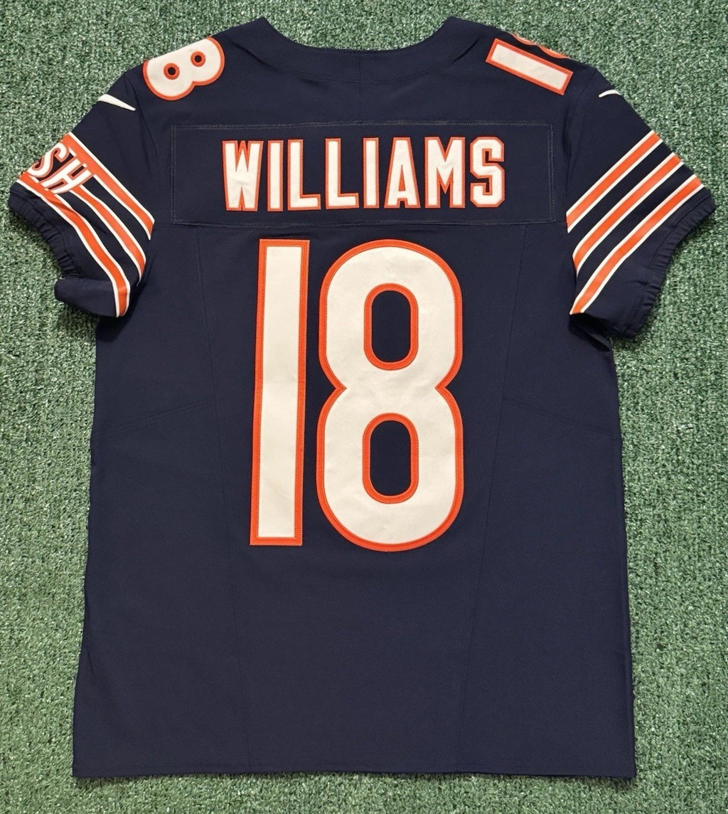 Caleb Williams Chicago Bears Jersey #18 Nike Vapor FUSE Elite Navy Size 40 (Medium) NFL