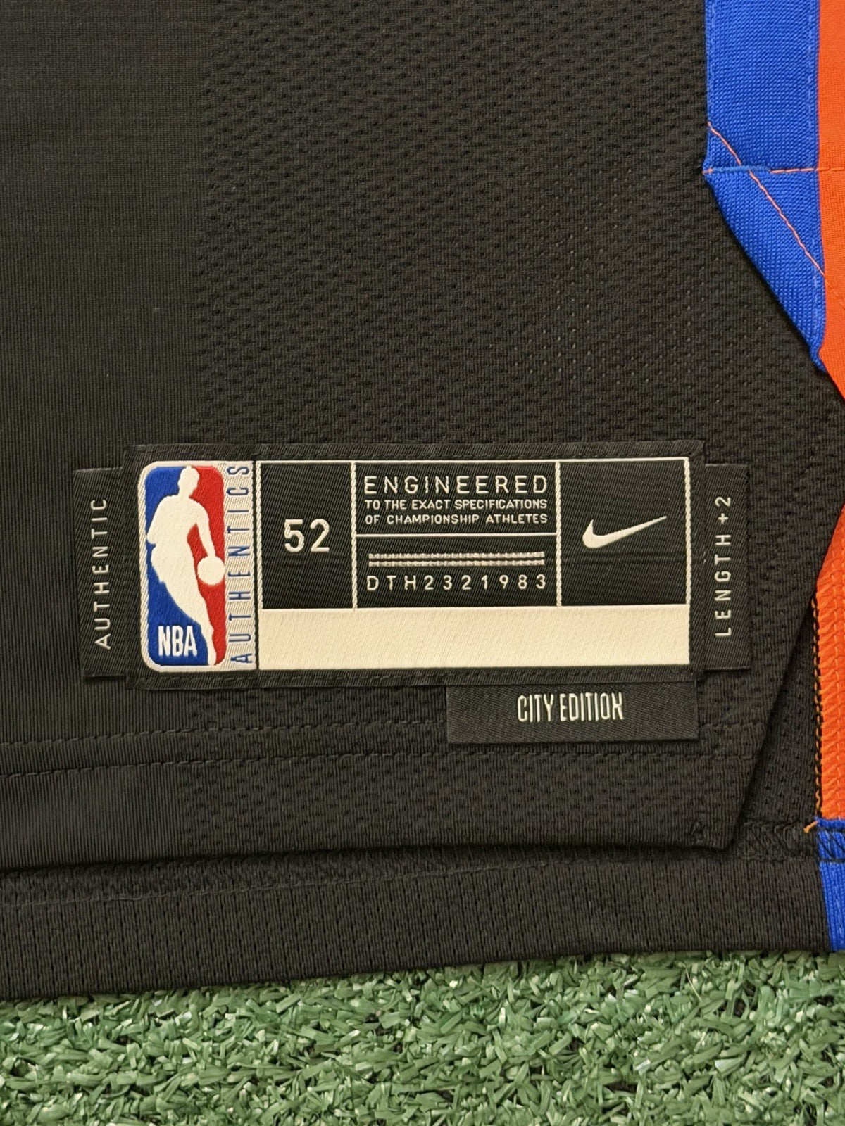 Jalen Brunson New York Knicks Jersey #11 Nike ADV Authentic Black Size 52 (XL) NBA