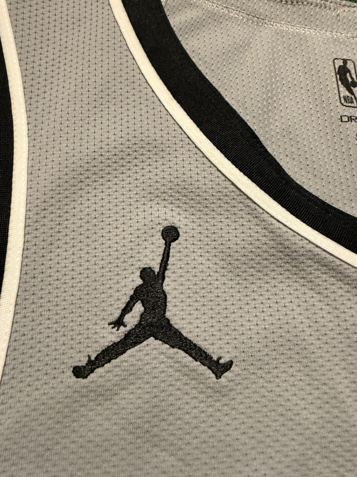 Victor Wembanyama San Antonio Spurs Jersey #1 Nike ADV Authentic Gray Size 48 (L) NBA