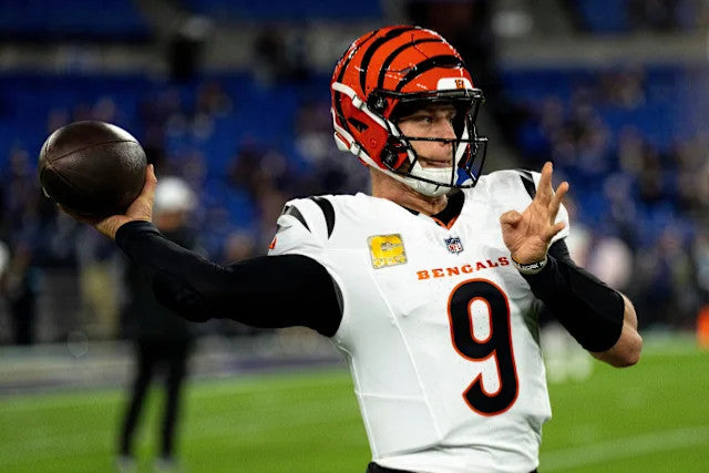 Joe Burrow Cincinnati Bengals Jersey #9 Nike Vapor FUSE Elite White Size 40 (M) NFL