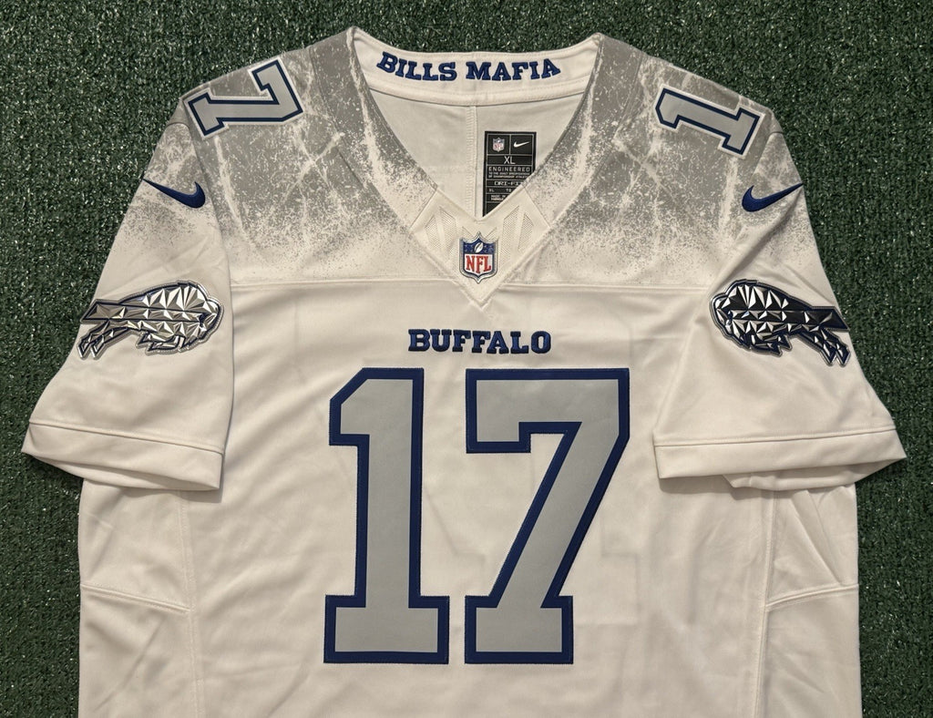 Josh Allen Buffalo Bills Jersey #17 Nike Vapor Fuse Limited Rivalry White Size XL NFL
