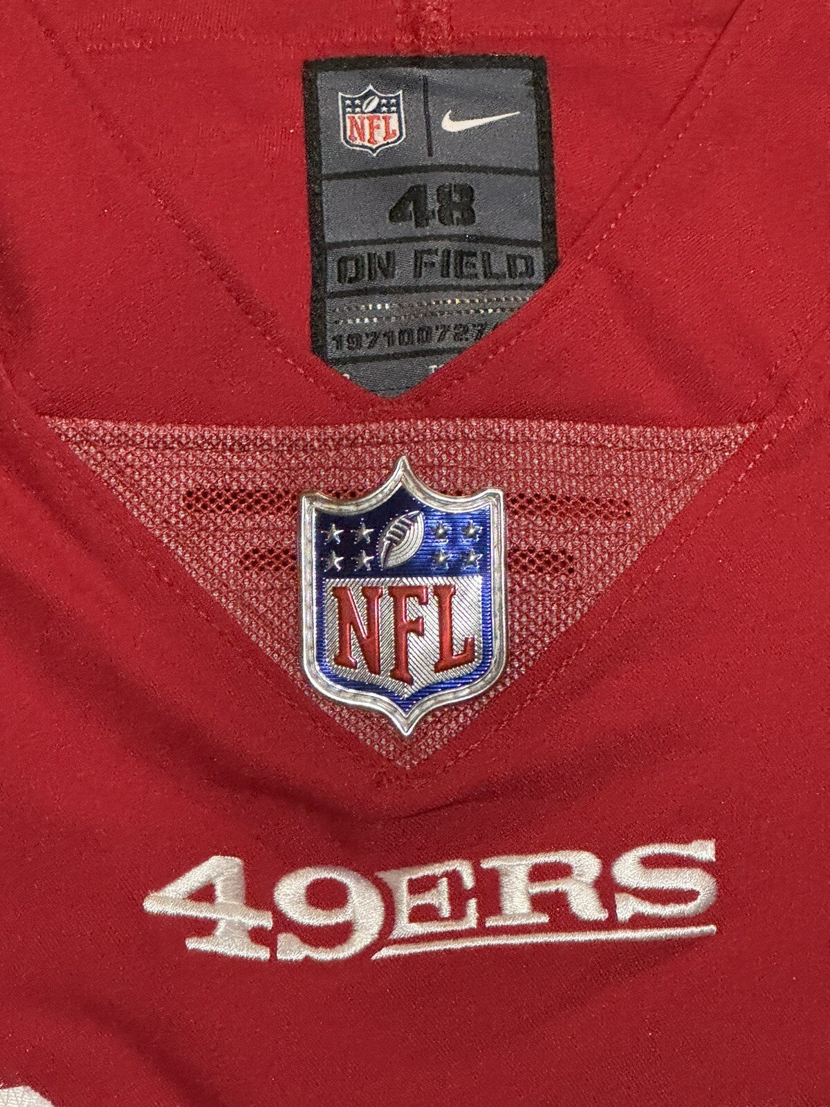 Talanoa Hufanga San Francisco 49ers Jersey #29 Nike Vapor Elite red Size 48 (XL) NFL
