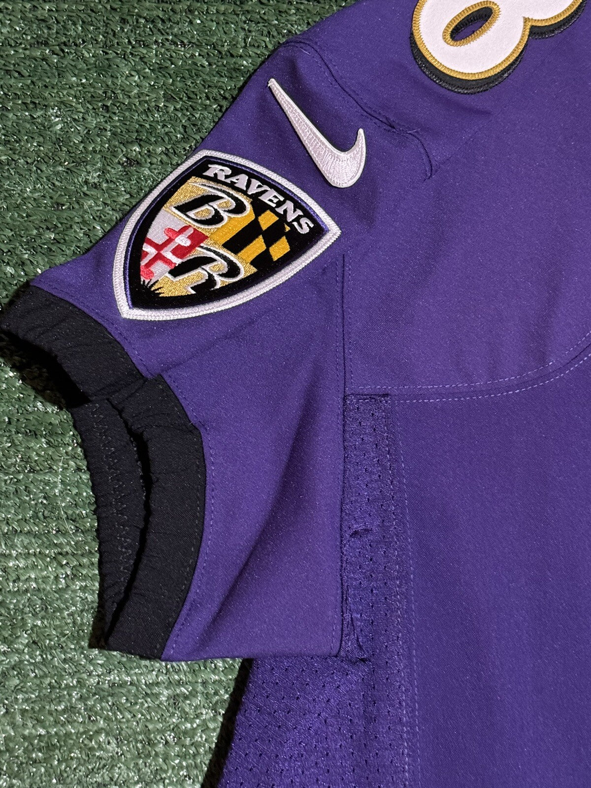 Lamar Jackson Baltimore Ravens Jersey #8 Nike Vapor Elite Purple Size 48 (XL) NFL