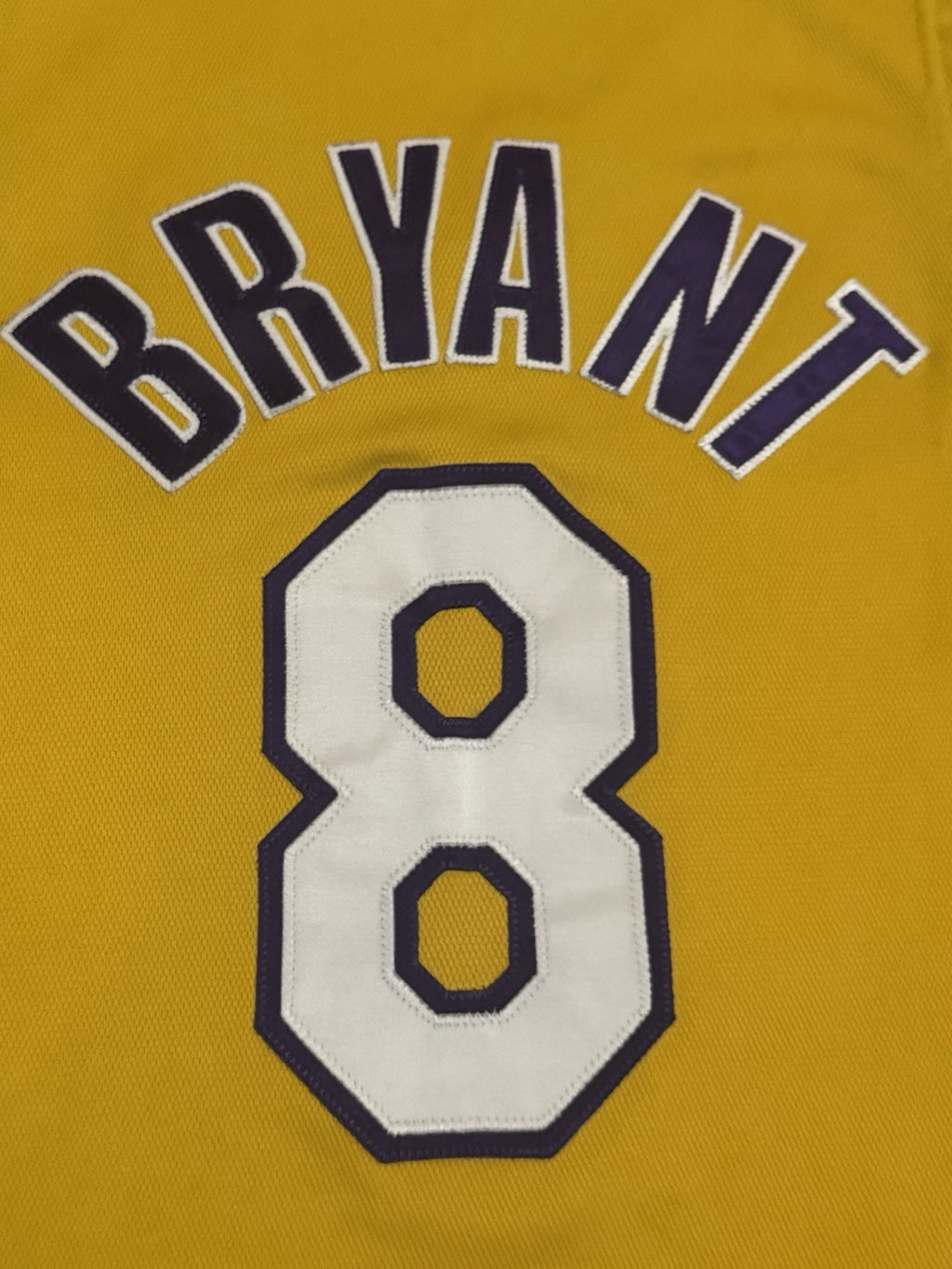 Kobe Bryant Los Angeles Lakers Jersey #8 Nike Authentic Gold Size 44 (L) NBA