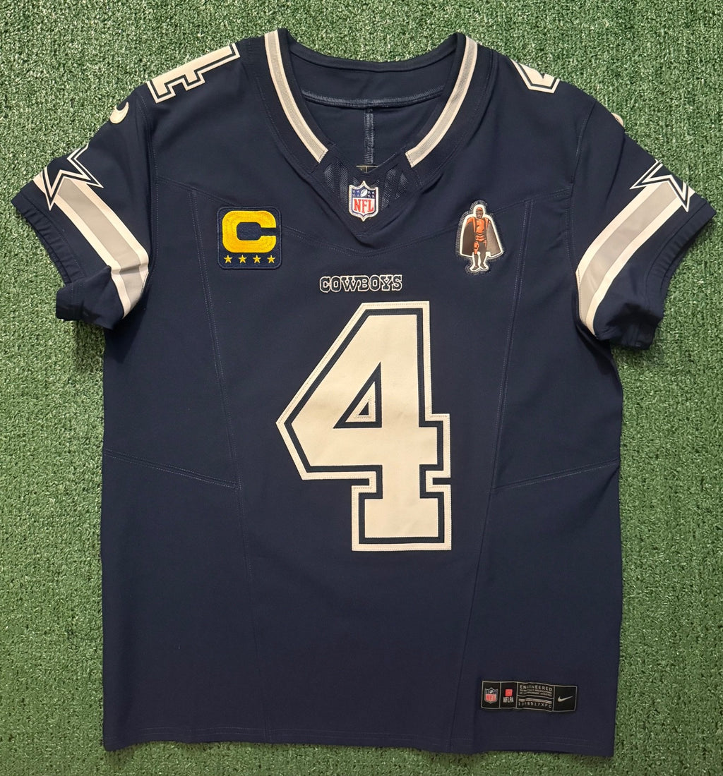 Dak Prescott Dallas Cowboys Jersey #4 Nike Vapor Fuse Elite Navy Size 40 (Medum) NFL