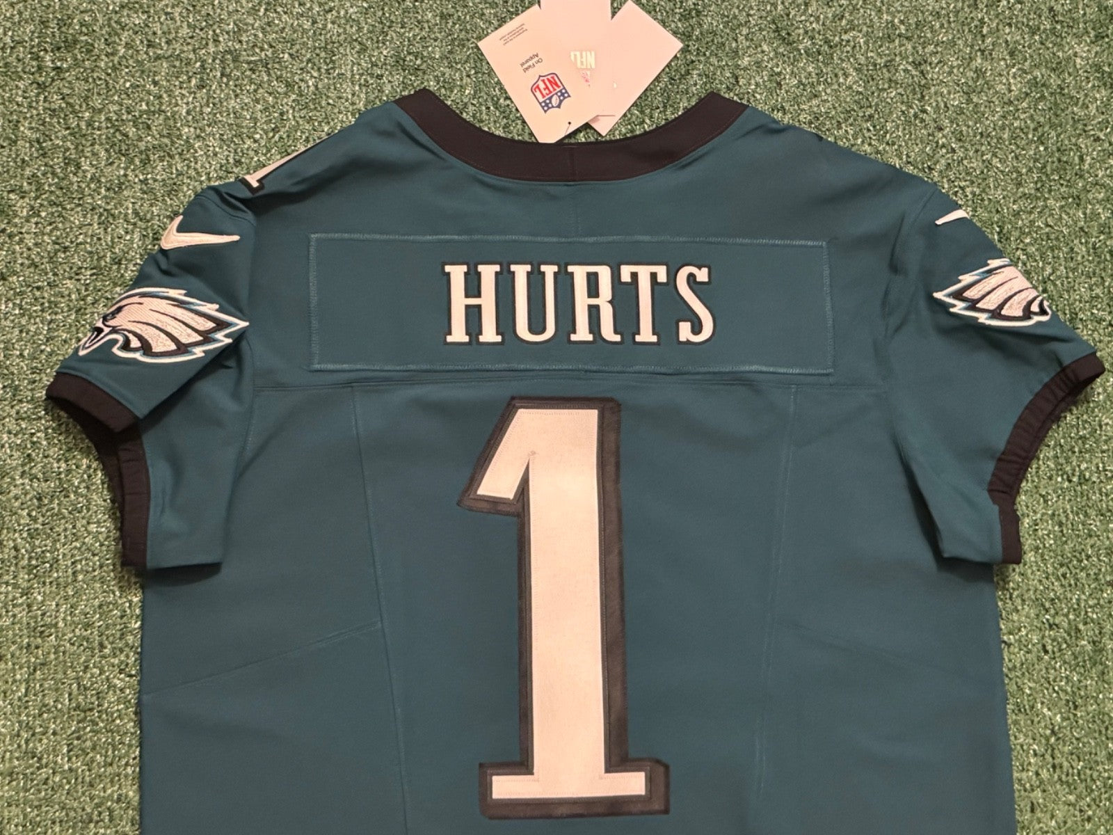 Jalen Hurts Philadelphia Eagles Jersey #1 Nike Vapor FUSE Elite Green size 48 (XL) NFL