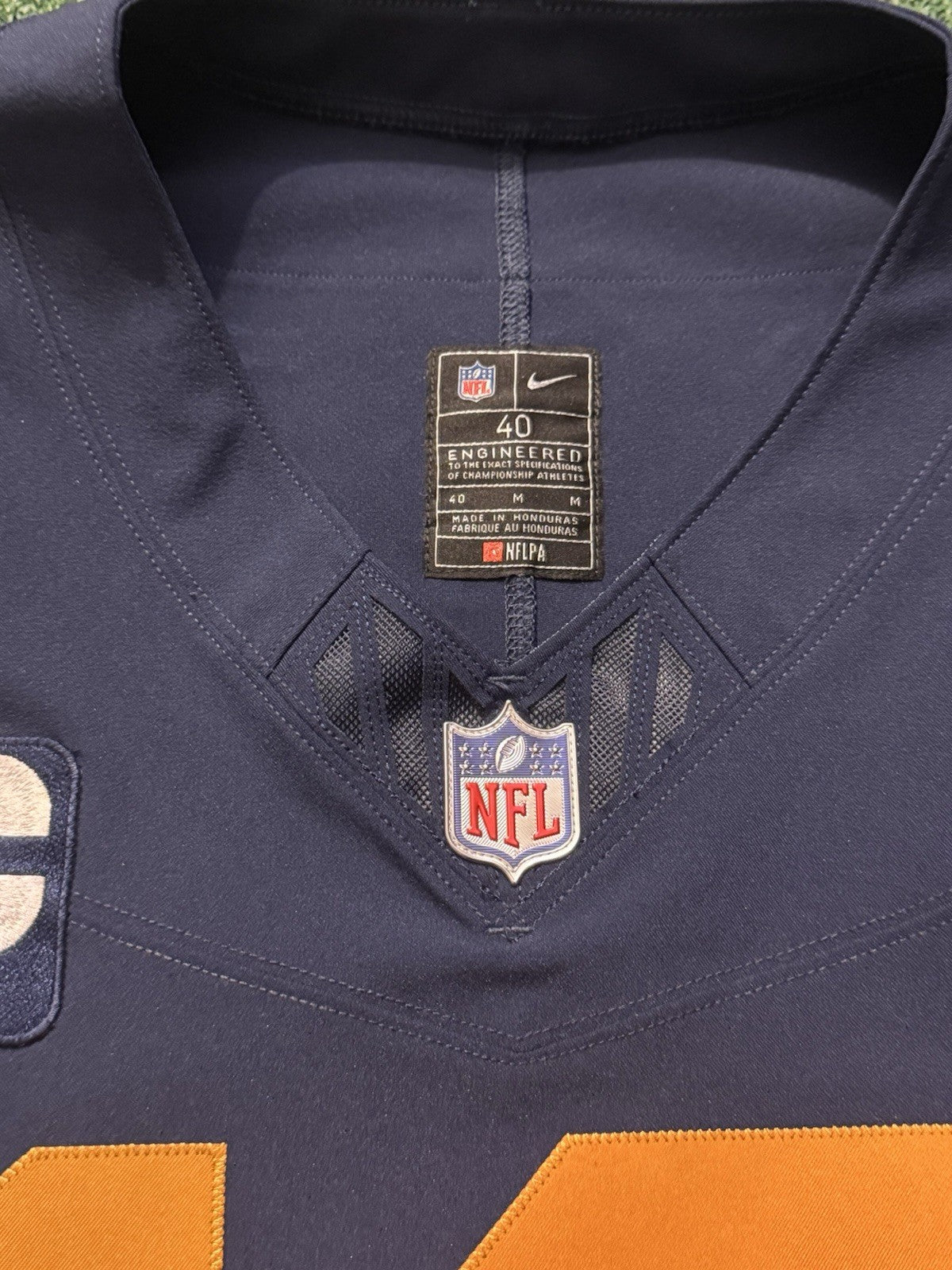 Jordan Love Green Bay Packers Jersey #10 Nike Vapor FUSE Elite Navy Size 40 (Medium) NFL