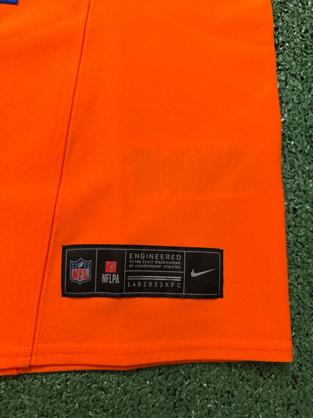 Pat Surtain II Denver Broncos Jersey #2 Nike Vapor Fuse Elite Orange Size 40 (M) NFL