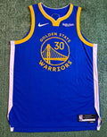 Steph Curry Golden State Warriors Jersey #30 Nike ADV Authentic Blue Size 48 (L) NBA