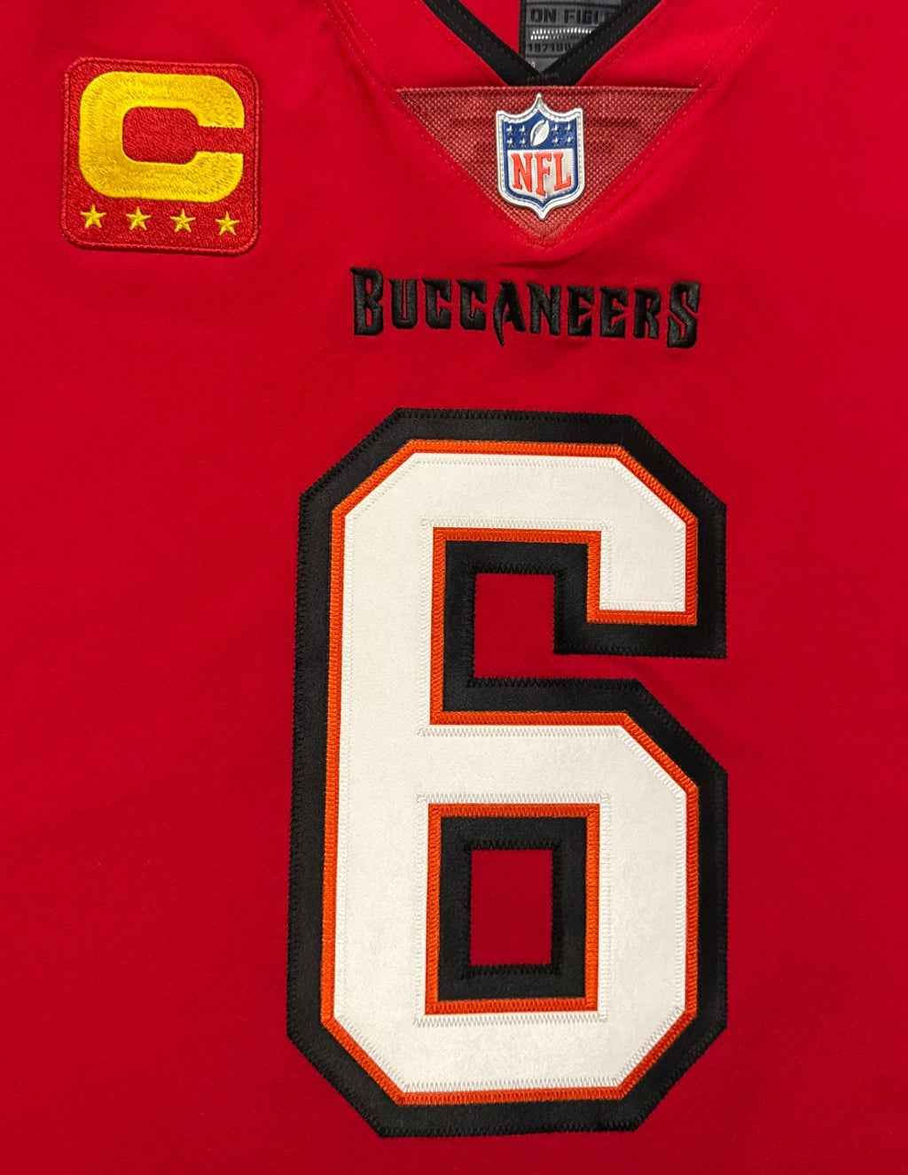 Baker Mayfield Tampa Bay Buccaneers Jersey #6 Nike Vapor Elite Red size 40 (Medium) NFL