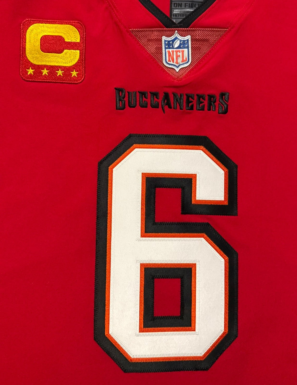 Baker Mayfield Tampa Bay Buccaneers Jersey #6 Nike Vapor Elite Red size 40 (Medium) NFL