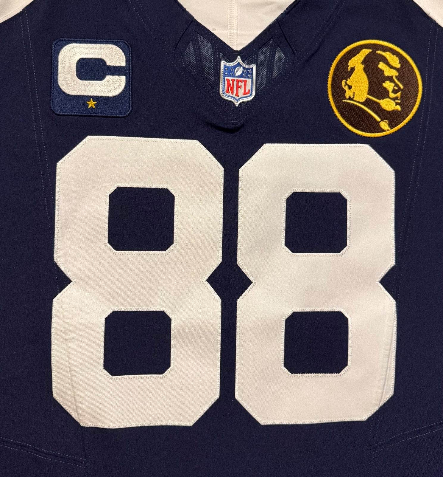 Ceedee Lamb Dallas Cowboys jersey #88 Nike Vapor FUSE Elite Navy size 44 (Large) NFL