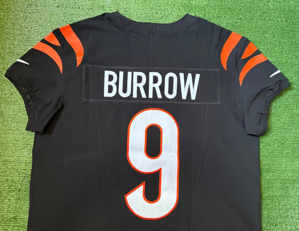Joe Burrow Cincinnati Bengals Jersey #9 Nike Vapor FUSE Elite Black Size 48 (XL) NFL