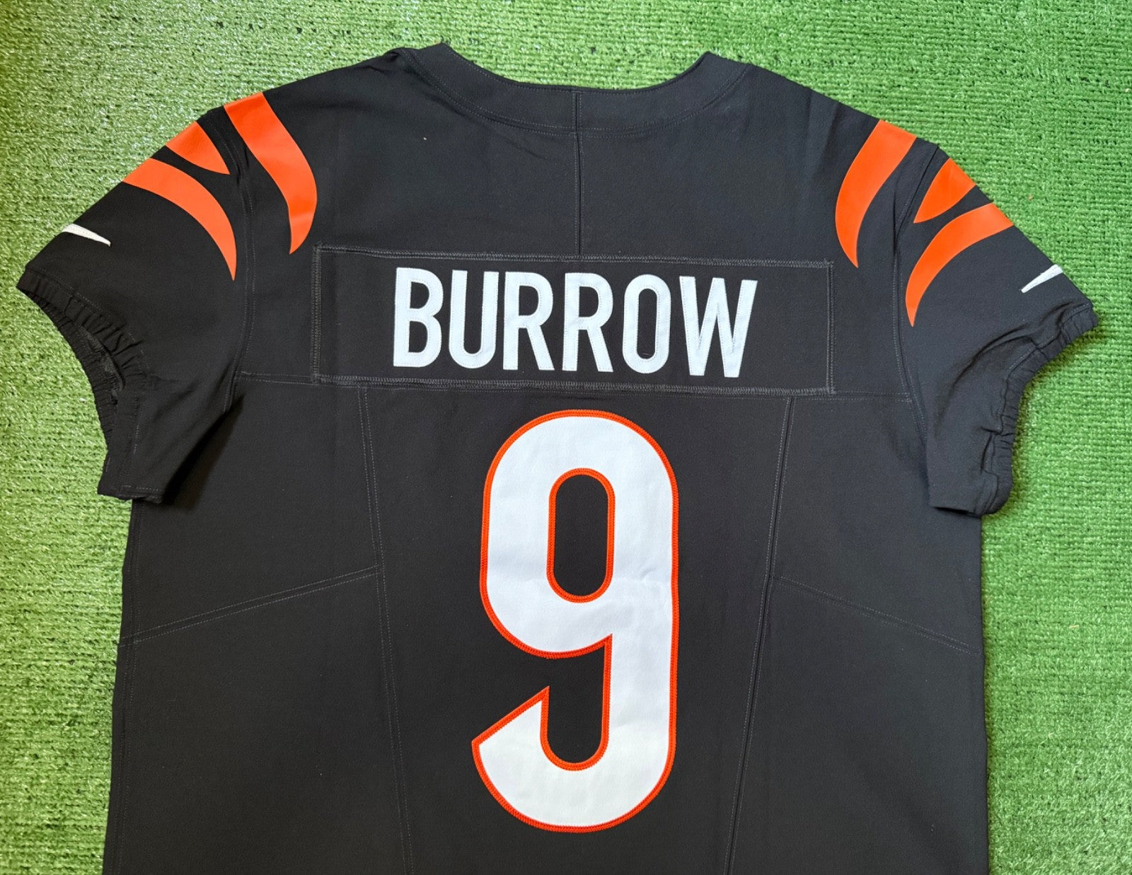 Joe Burrow Cincinnati Bengals Jersey #9 Nike Vapor FUSE Elite Black Size 48 (XL) NFL