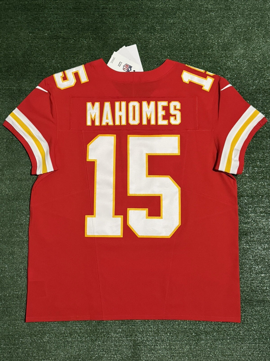 Patrick Mahomes Kansas City Chiefs Jersey #15 Nike Vapor FUSE Elite Red Size 48 (XL) NFL