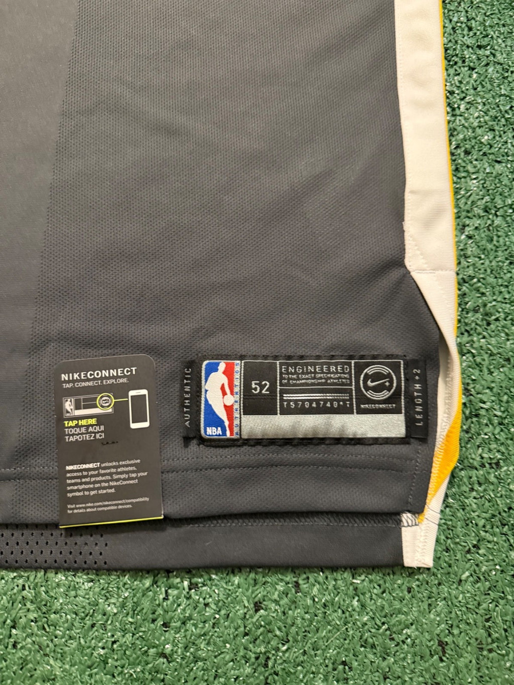 Steph Curry Golden State Warriors Jersey #30 Nike AeroSwift Authentic Gray Size 52 (XL) NBA