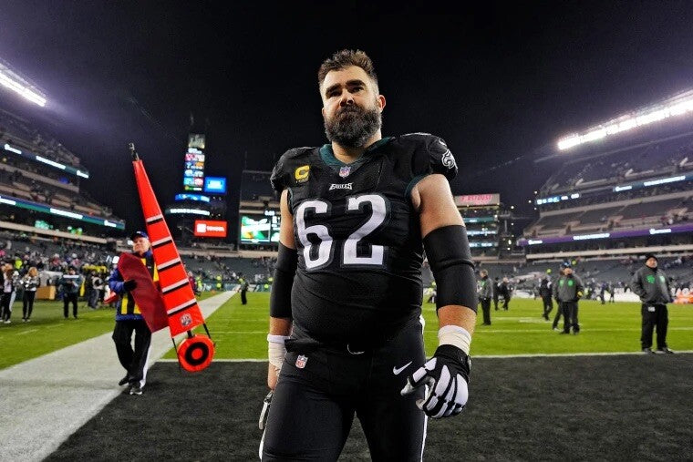 Jason Kelce Philadelphia Eagles Jersey #62 Nike Vapor Elite Black size 44 (Large) NFL