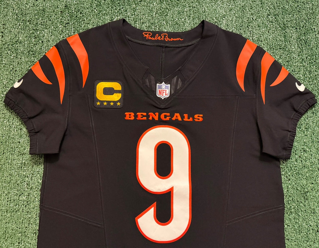 Joe Burrow Cincinnati Bengals Jersey #9 Nike Vapor FUSE Elite Black Size 40 (M) NFL