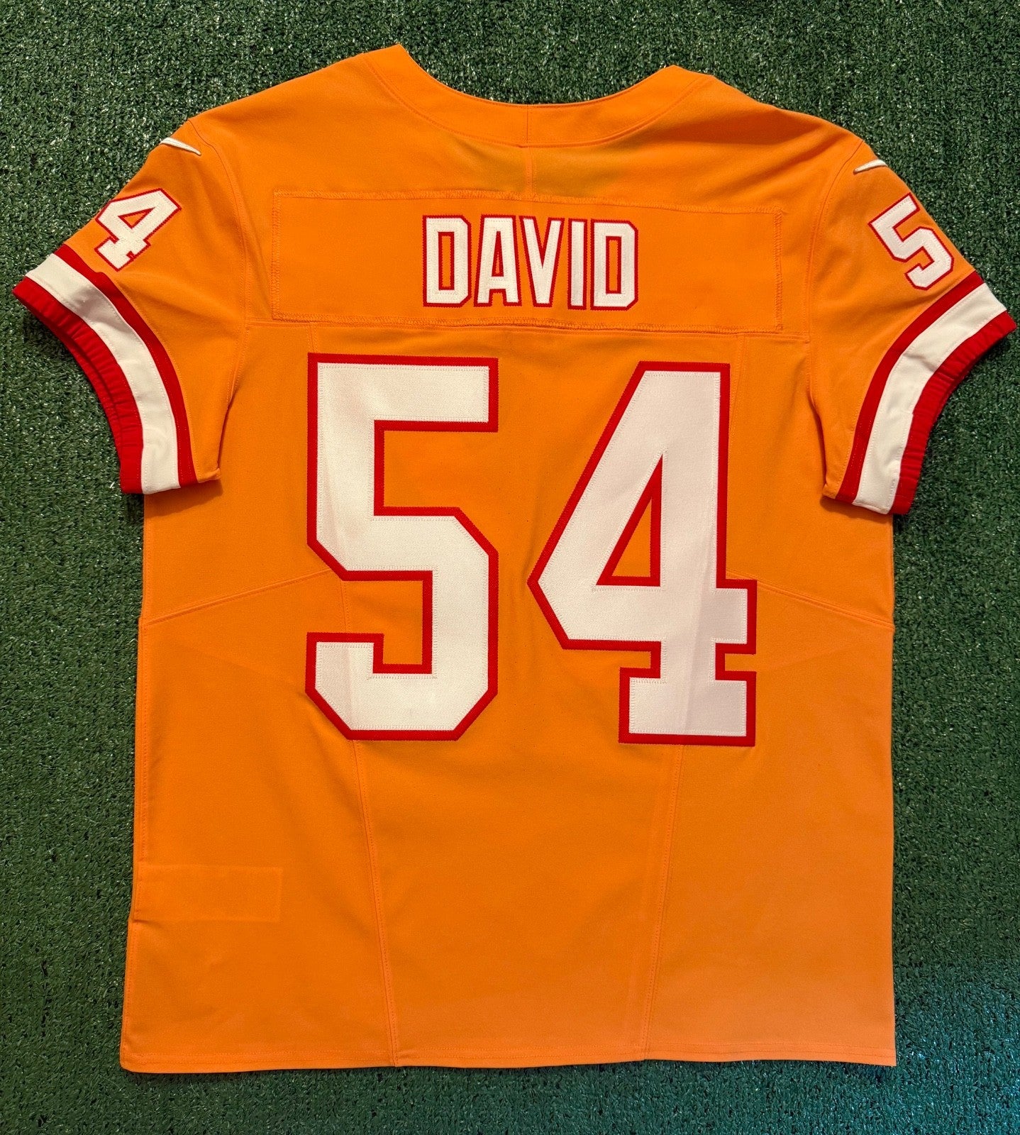 Lavonte David Tampa Bay Buccaneers Jersey #54 Nike Vapor FUSE Elite Orange Creamsicle Size 44 (Large) NFL