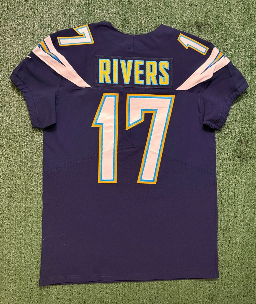 Philip Rivers Los Angeles Chargers Jersey #17 Nike Vapor Elite Navy Size 40 (M) NFL