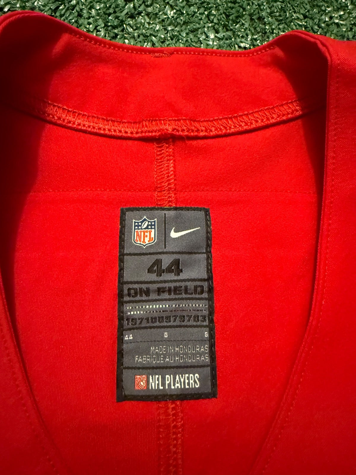 George Kittle San Francisco 49ers  Jersey #85 Nike Vapor Elite red Size 44 (Large) NFL