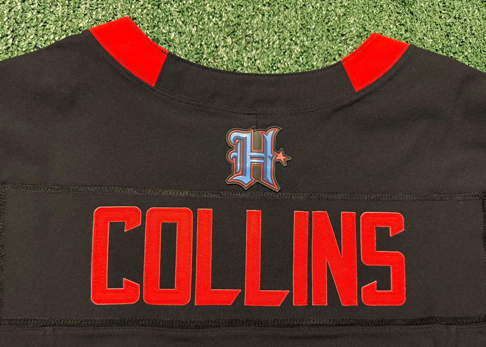 Nico Collins Houston Texans Jersey #12 Nike Vapor Fuse Elite Navy Size 44 (L) NFL