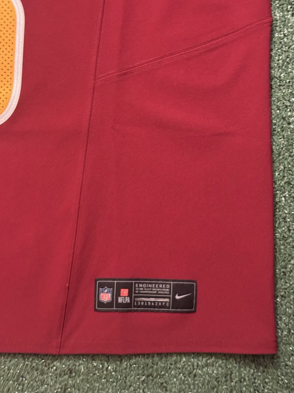 Jayden Daniels Washington Commanders Jersey #5 Nike Vapor Fuse Elite red size 48 (XL) NFL
