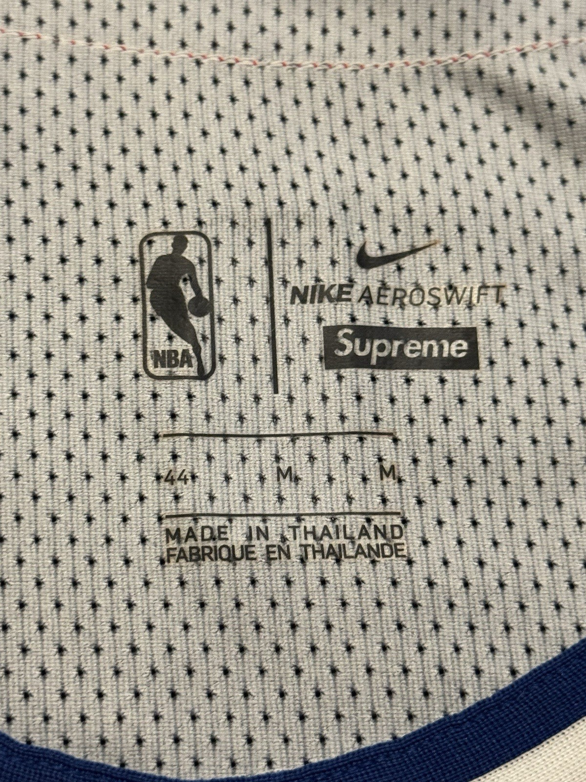 Authentic Supreme x NBA x Nike Aeroswift #94 Black Jersey Size 44/Medium