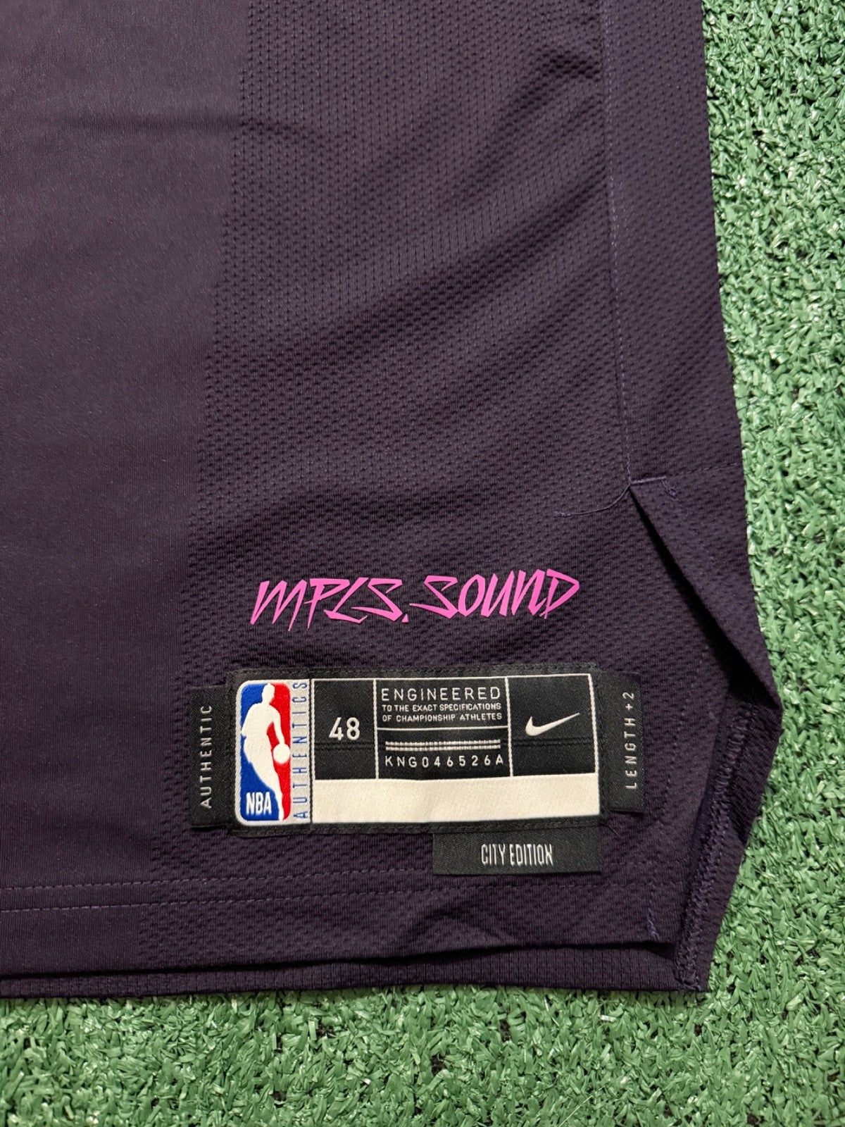 Anthony Edwards Minnesota Timberwolves Jersey #5 Nike ADV Authentic Black Size 48 (L) NBA