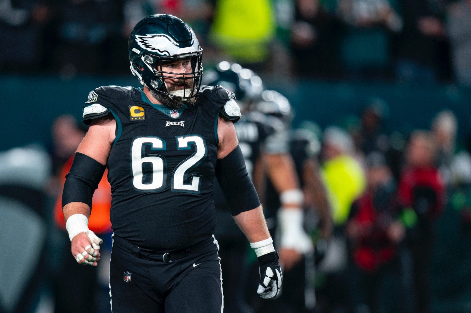 Jason Kelce Philadelphia Eagles Jersey #62 Black Nike Vapor Elite Black size 48 (XL) NFL