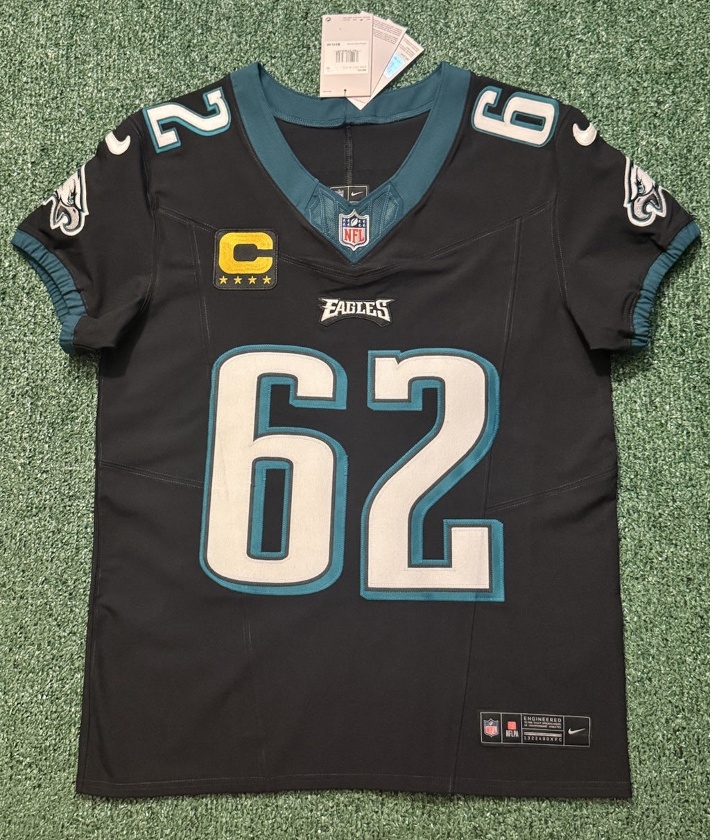 Jason Kelce Philadelphia Eagles Jersey #62 Nike Vapor FUSE Elite Black size 40 (medium) NFL