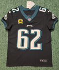 Jason Kelce Philadelphia Eagles Jersey #62 Nike Vapor FUSE Elite Black size 40 (medium) NFL