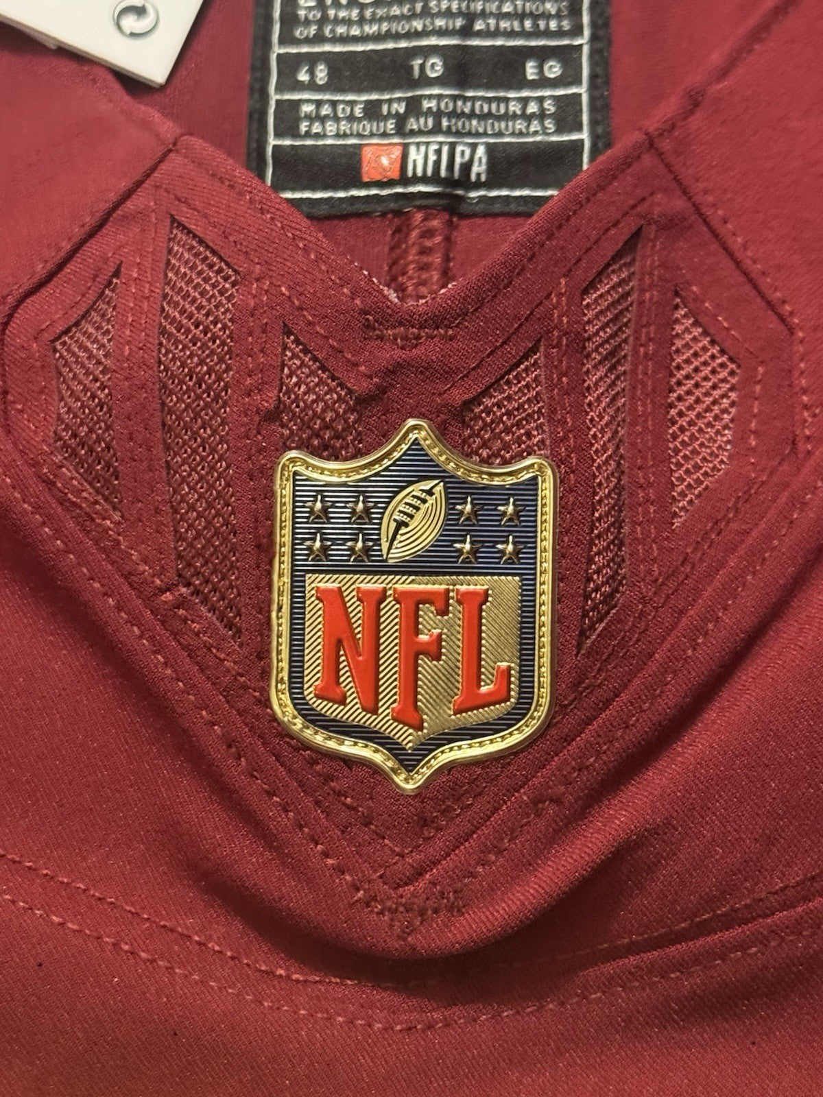 Jayden Daniels Washington Commanders Jersey #5 Nike Vapor Fuse Elite red size 48 (XL) NFL