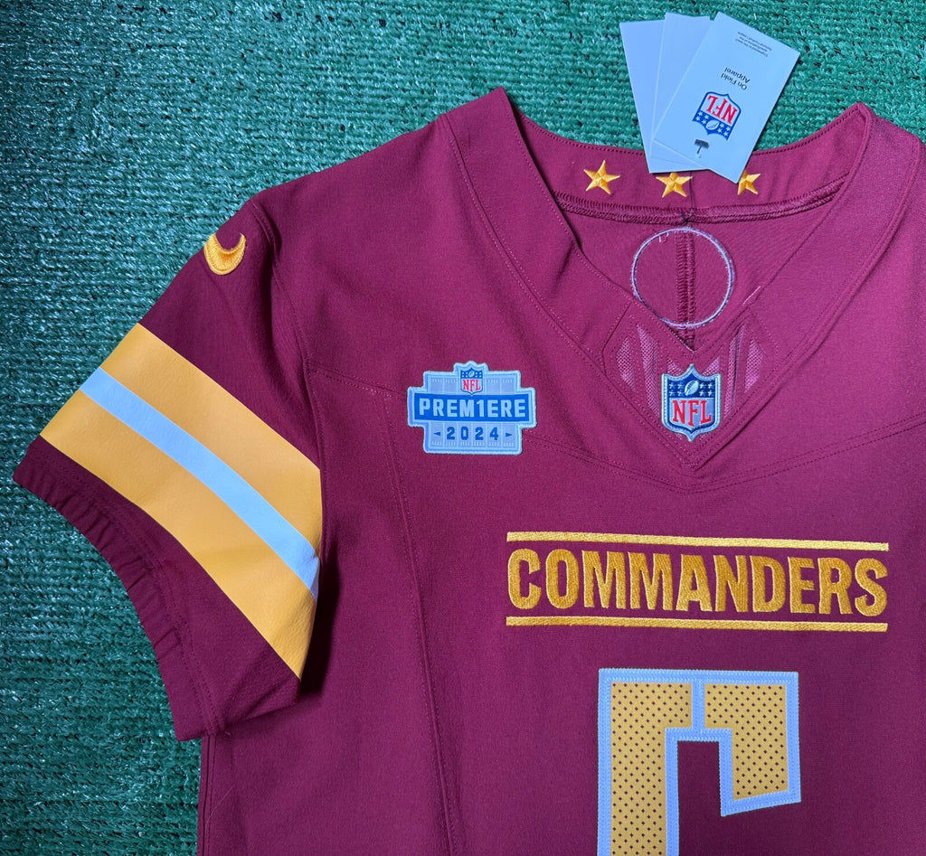 Jayden Daniels Washington Commanders Jersey #5 Nike Vapor Fuse Elite red size 40 (medium) NFL