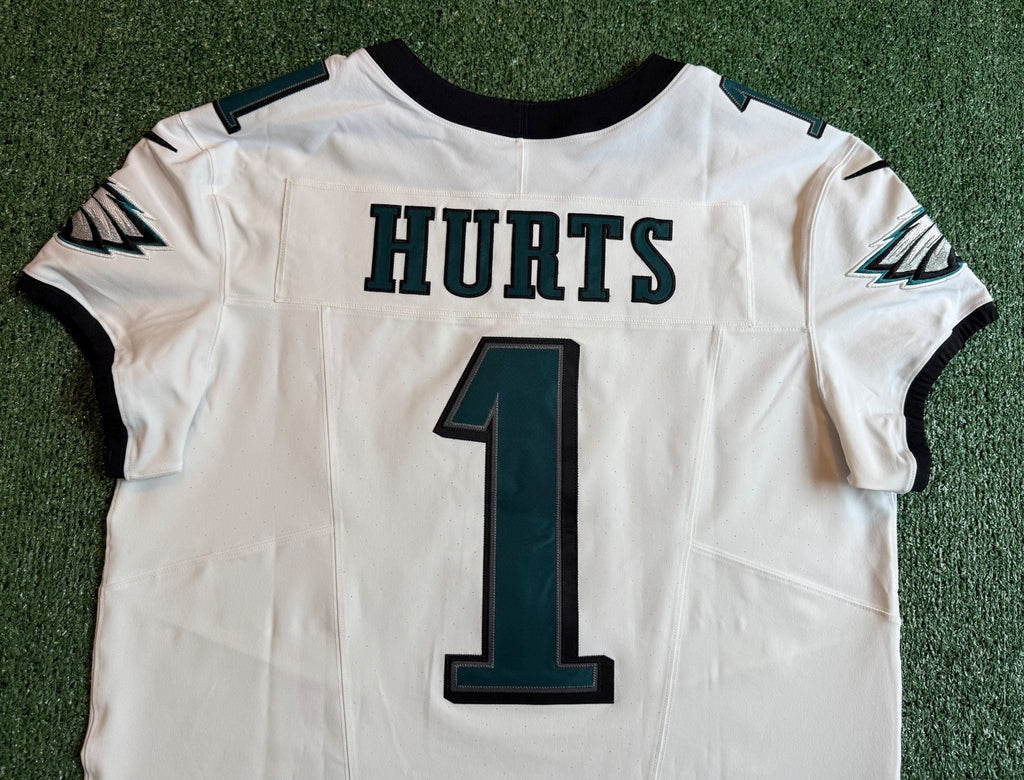 Jalen Hurts Philadelphia Eagles Jersey #1 Nike Vapor FUSE Elite White size 48 (XL) NFL