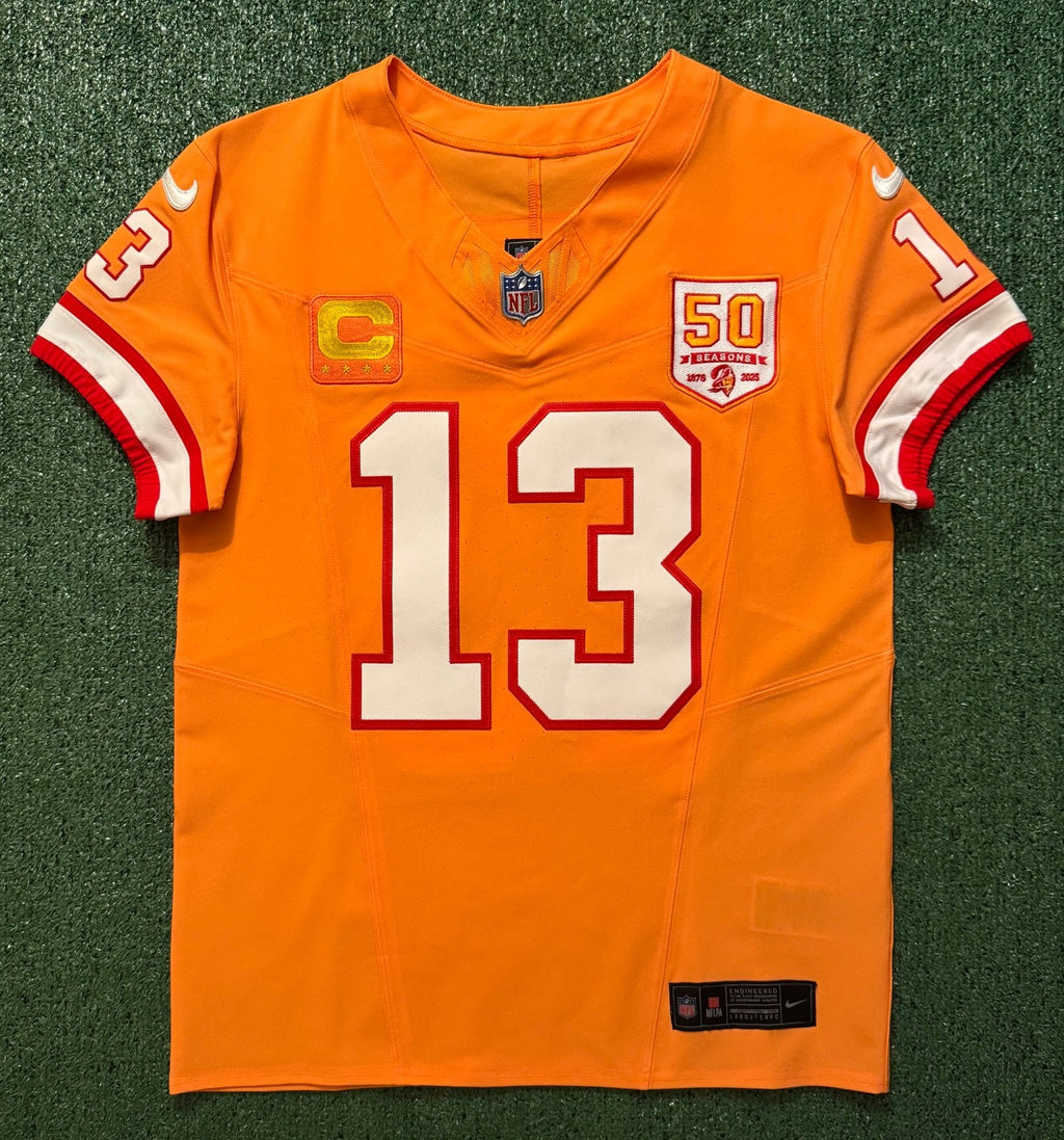 Mike Evans Tampa Bay Buccaneers Jersey #13 Nike Vapor FUSE Elite Orange Creamsicle Size 40 (Medium) NFL