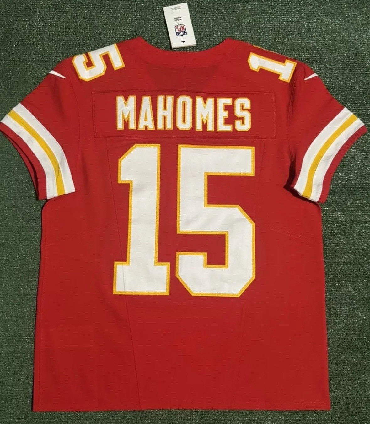 Patrick Mahomes Kansas City Chiefs Jersey #15 Nike Vapor FUSE Elite Red Size 44 (L) NFL